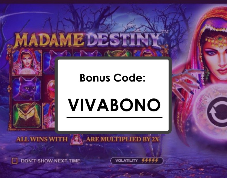 Madame Destiny Megaways 9667 RTP 5000x Win Free Spins Available